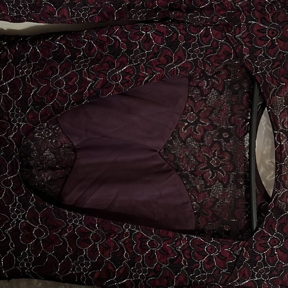 Express Burgundy Dress - Picture 7 of 9